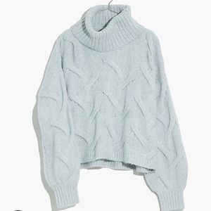 Madewell “SOMERVELL” Modern Cable Knit sweater